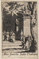 TvB G 4818
<br/>
Dood van Judas Iscariot ("Kleine Apostelserie")
<br/>
<em>Callot, Jacques (1592 - 1635)</em>